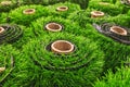 Synthetic green grass rolls for sale.ÃÂ  Royalty Free Stock Photo